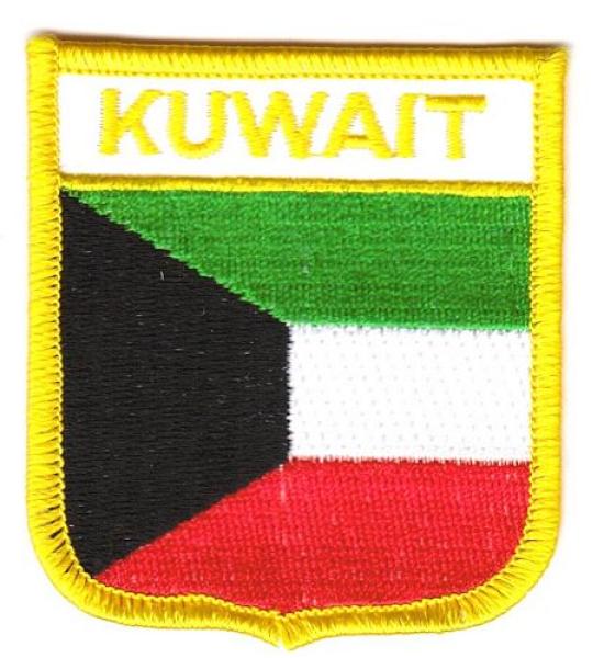 Wappen Aufnäher Fahne Kuwait