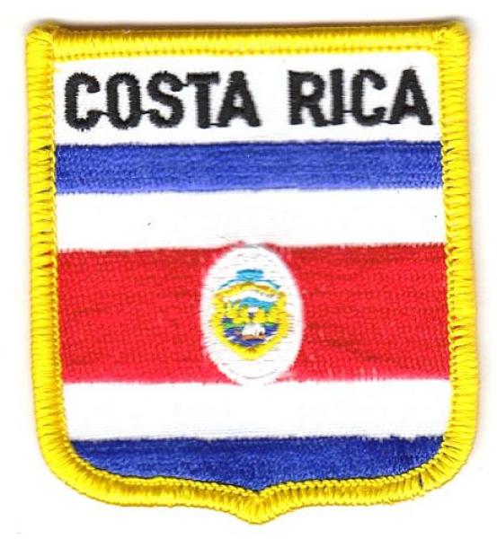 Wappen Aufnäher Fahne Costa Rica