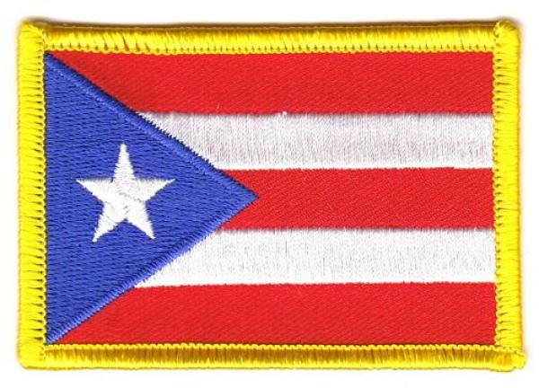 Fahnen Aufnäher Puerto Rico