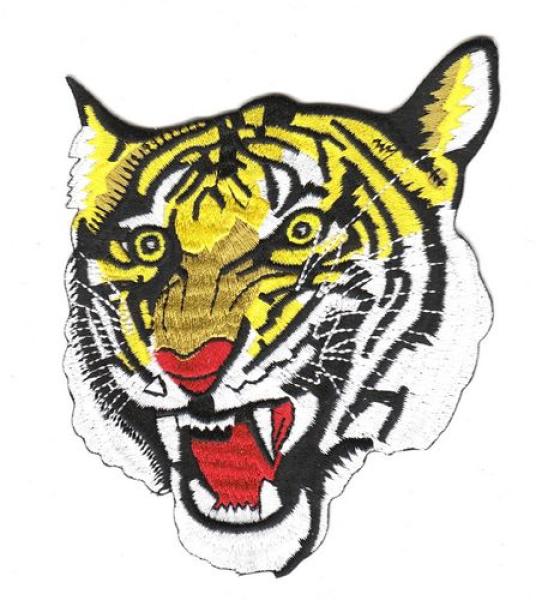 Aufnäher Patch Tiger gelb