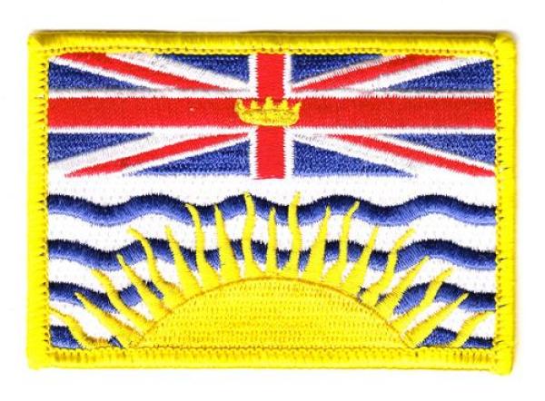 Fahnen Aufnäher Kanada - British Columbia