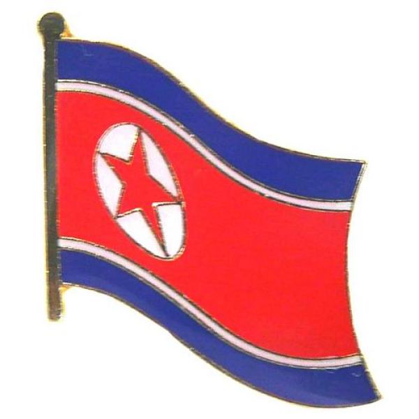 Fahnen Anstecker Pin Nordkorea