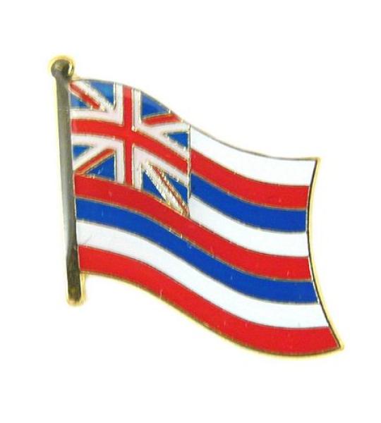 Fahnen Anstecker Pin USA - Hawaii