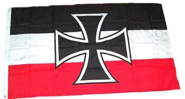 Fahne / Flagge Gösch Eisernes Kreuz 60 x 90 cm