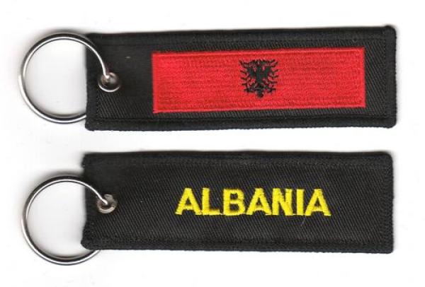 Fahnen Schlüsselanhänger Albanien