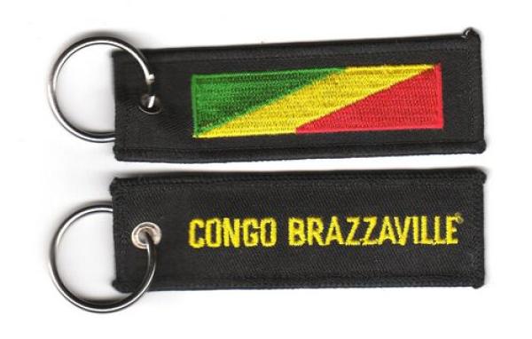 Fahnen Schlüsselanhänger Kongo Brazaville