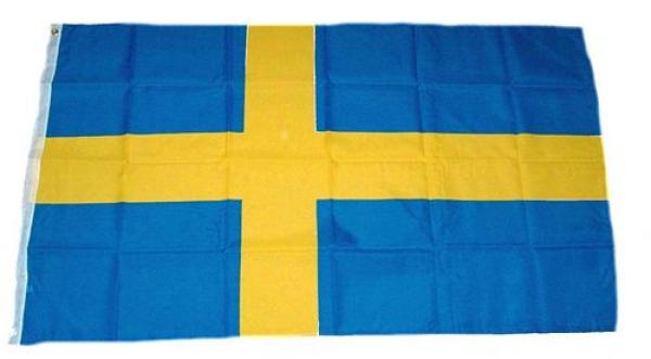 Fahne / Flagge Schweden 90 x 150 cm