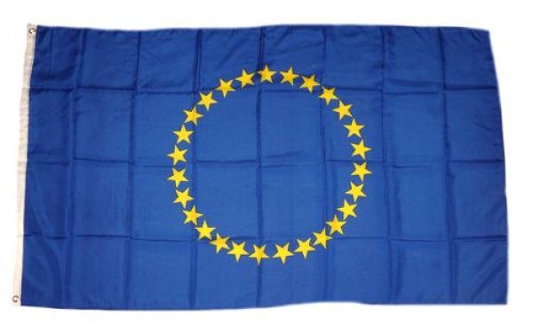 Fahne / Flagge Europa 27 Sterne 90 x 150 cm