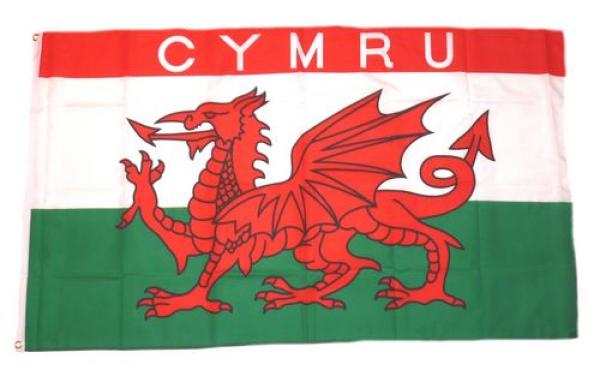 Fahne / Flagge Wales CYMRU 90 x 150 cm