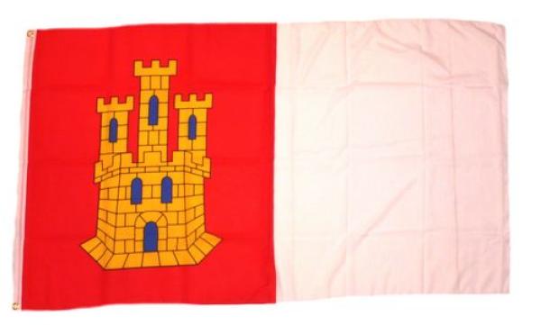 Fahne / Flagge Spanien - Kastilien La Mancha 90 x 150 cm