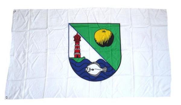 Fahne / Flagge Hamburg - Finkenwerder 90 x 150 cm