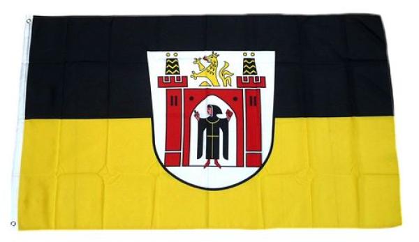 Fahne / Flagge München großes Wappen 90 x 150 cm