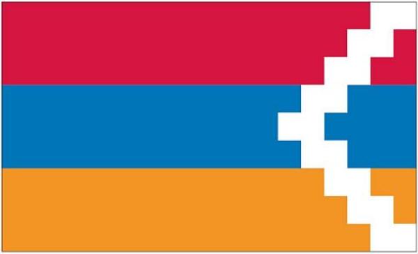 Fahne / Flagge Republik Bergkarabach 90 x 150 cm