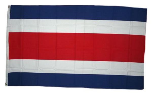 Fahne / Flagge Costa Rica ohne Wappen 90 x 150 cm