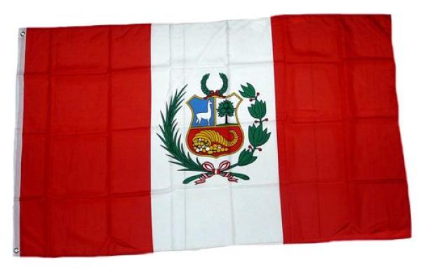 Fahne / Flagge Peru 90 x 150 cm