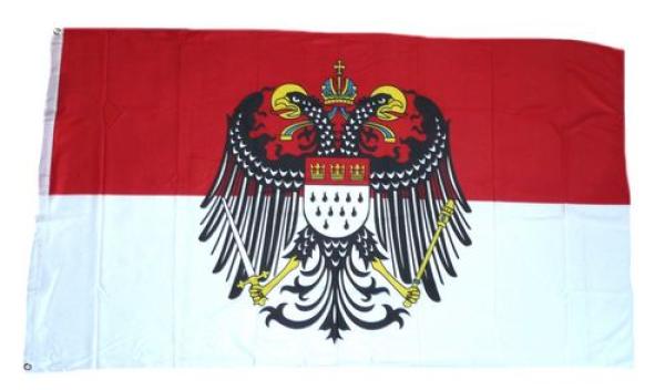 Fahne / Flagge Köln großes Wappen 90 x 150 cm