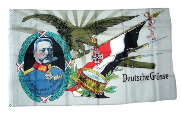 Fahne / Flagge Deutsches Reich Deutsche Grüße 90 x 150 cm