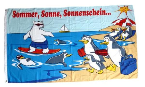 Fahne / Flagge Strandflagge Urlaub 90 x 150 cm