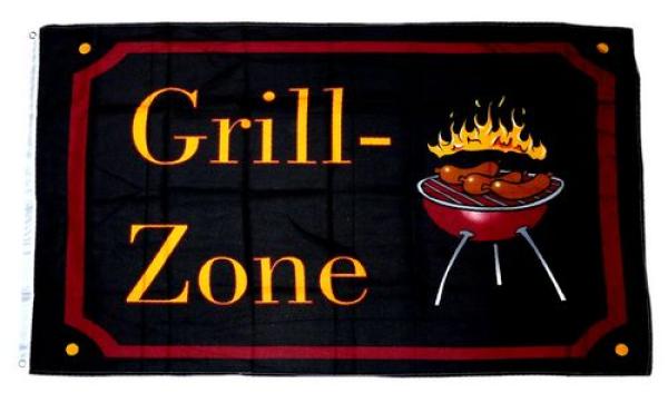 Fahne / Flagge Grill Zone 90 x 150 cm