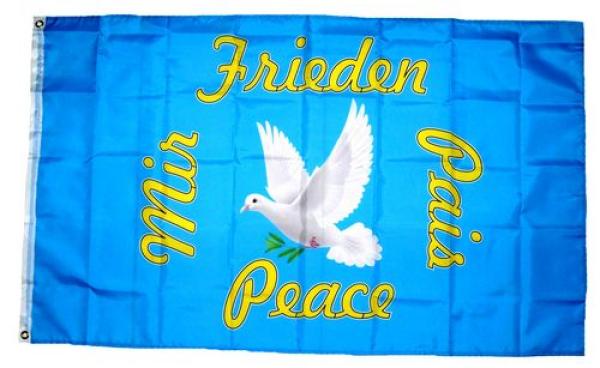 Fahne / Flagge Friedenstaube Peace Taube 90 x 150 cm