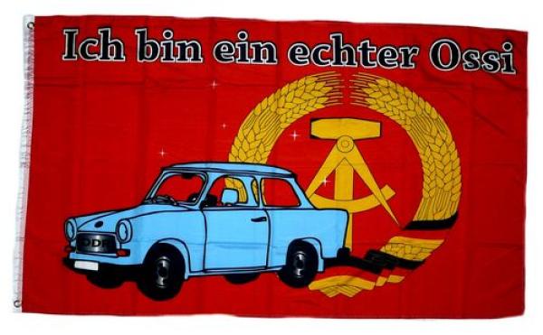 Fahne / Flagge Echter Ossi DDR 90 x 150 cm