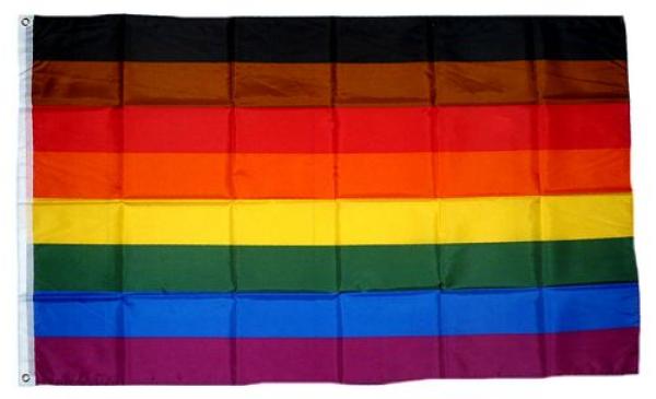 Fahne / Flagge Regenbogen Pride More Colour 90 x 150 cm