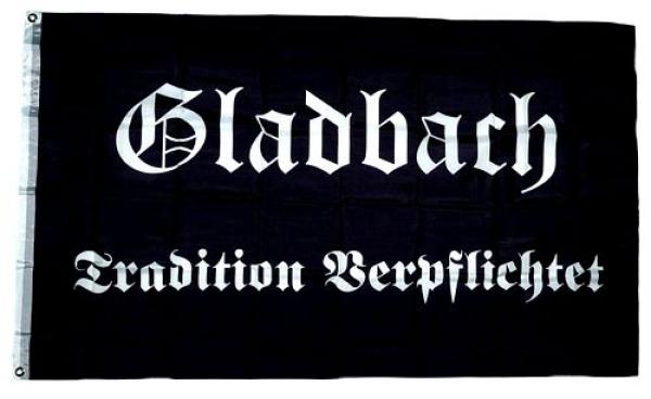 Fahne / Flagge Gladbach Tradition verpflichtet 90 x 150 cm