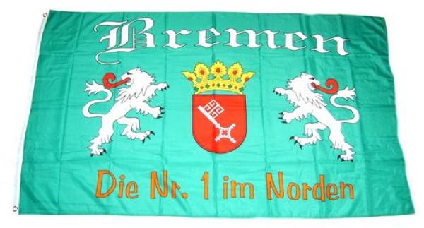 Fahne / Flagge Fußball Bremen 90 x 150 cm