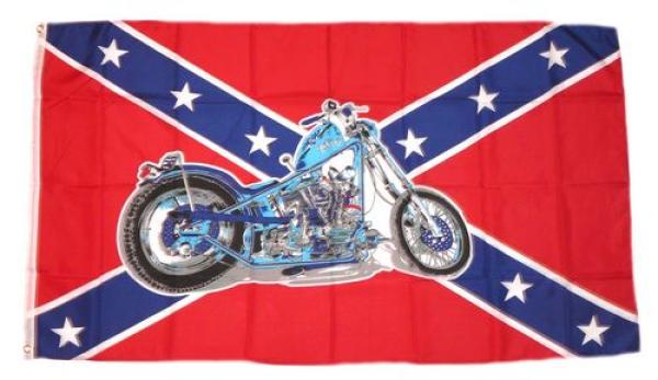 Fahne / Flagge Südstaaten - Motorrad 90 x 150 cm