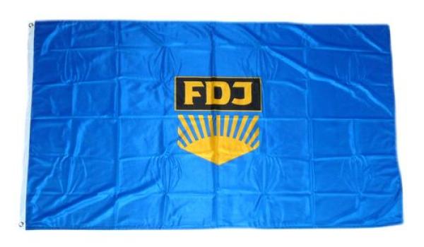 Fahne / Flagge DDR - FDJ 90 x 150 cm