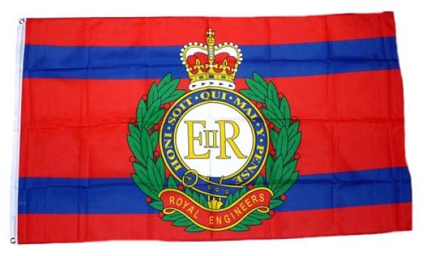 Fahne / Flagge Großbritannien Royal Engineers Corps 90 x 150 cm