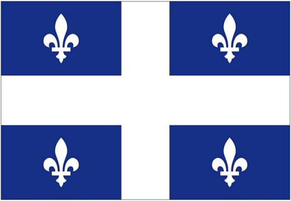 Fahnen Aufkleber Sticker Kanada - Quebec