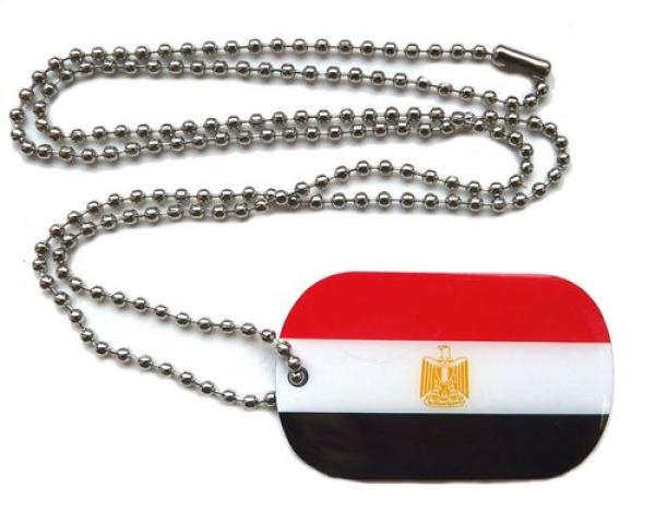 Dog Tag Fahne Ägypten