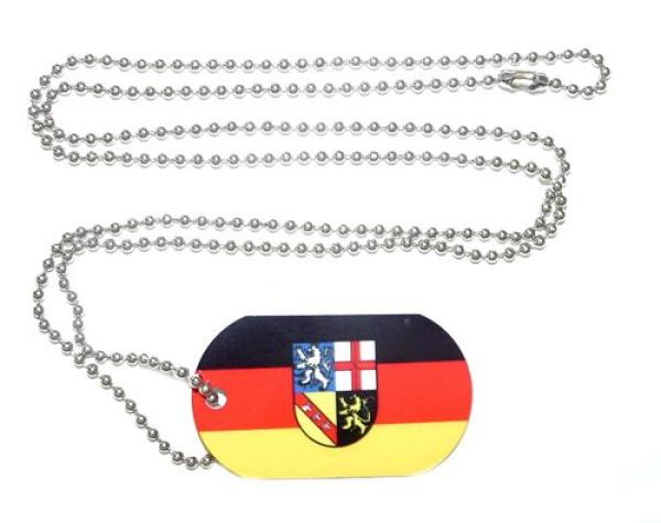 Dog Tag Fahne Saarland