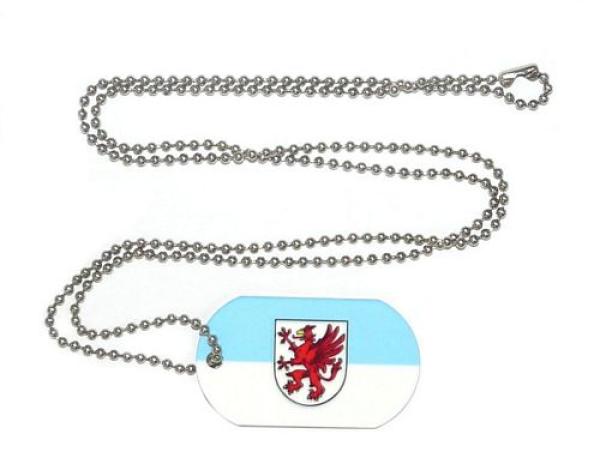 Dog Tag Fahne Vorpommern