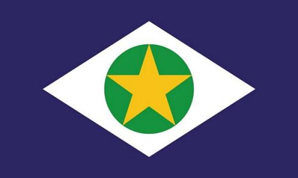 Fahne / Flagge Brasilien - Mato Crosso 90 x 150 cm