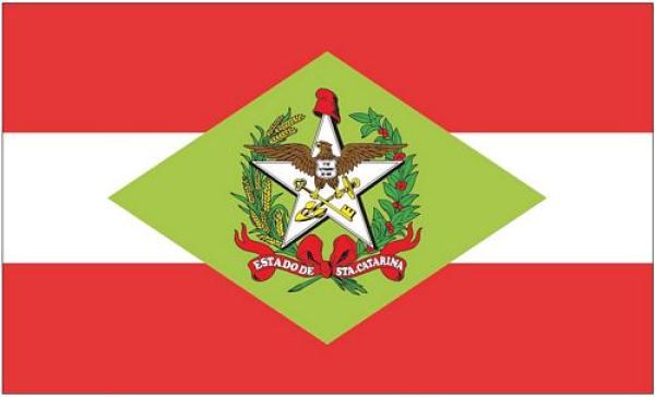 Fahne / Flagge Brasilien - Santa Caterina 90 x 150 cm