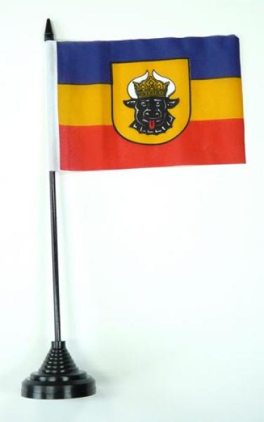 Tischflagge Mecklenburg Ochsenkopf 10 x 15 cm