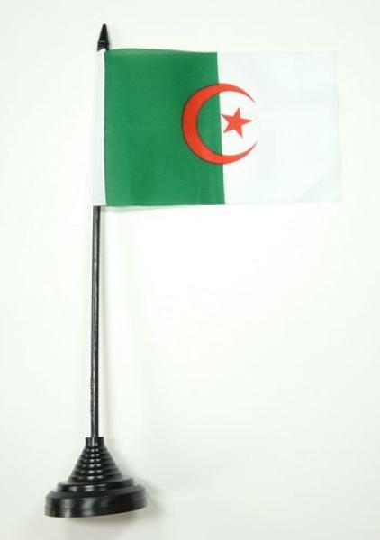 Tischflagge Algerien 10 x 15 cm