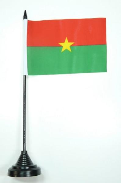 Tischflagge Burkina Faso 10 x 15 cm