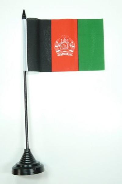 Tischflagge Afghanistan 10 x 15 cm