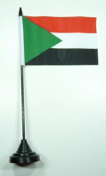 Tischflagge Sudan 10 x 15 cm