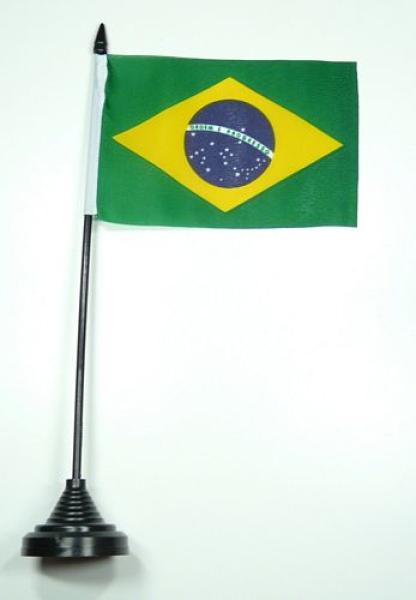 Tischflagge Brasilien 10 x 15 cm