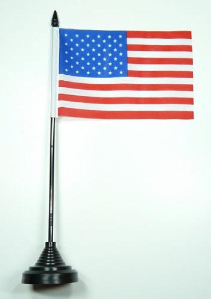 Tischflagge USA 10 x 15 cm