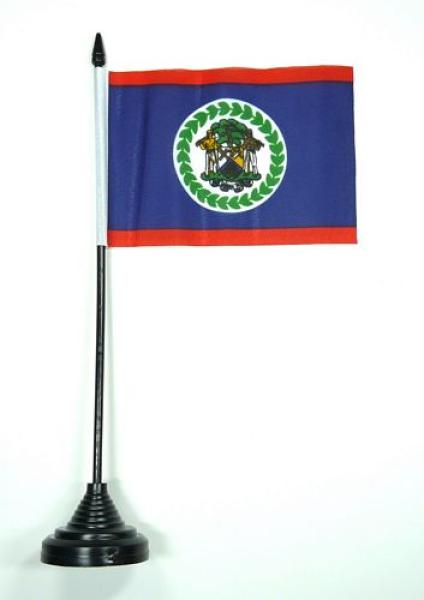 Tischflagge Belize 10 x 15 cm