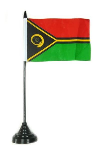 Tischflagge Vanuatu 10 x 15 cm