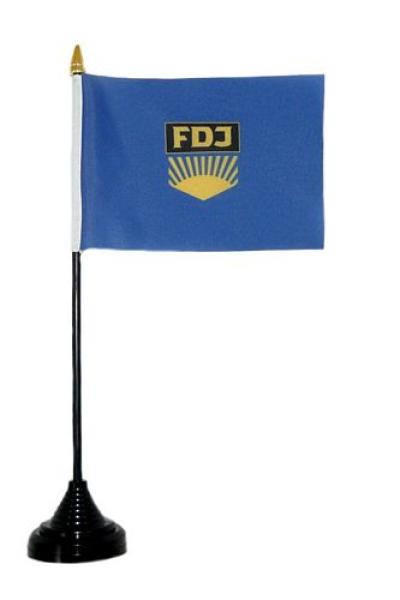 Tischflagge DDR FDJ 10 x 15 cm