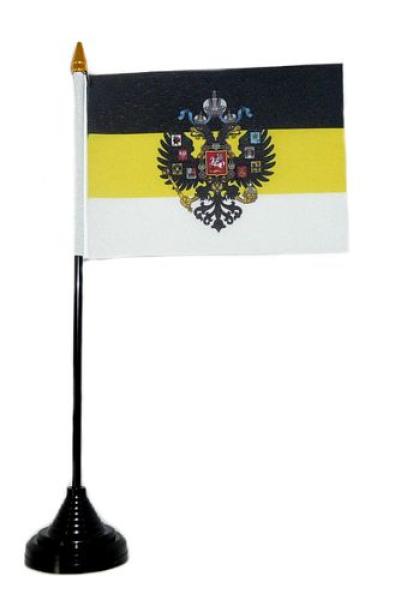 Tischflagge Russland Romanow Wappen 10 x 15 cm