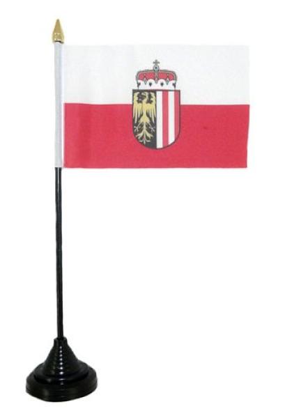 Tischflagge Österreich - Oberösterreich 10 x 15 cm