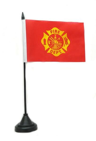 Tischflagge Feuerwehr 10 x 15 cm